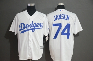 Dodgers-74-Kenley-Jansen-White-Cool-Base-Jersey