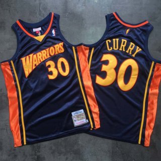Warriors-30-Stephen-Curry-Navy-2009-10-Hardwood-Classics-Jersey
