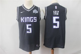 Kings-5-De'Aaron-Fox-Black-Nike-Swingman-Jersey