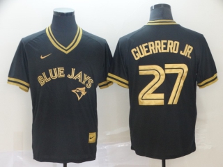 Blue-Jays-27-Vladimir-Guerrero-Jr.-Black-Gold-Nike-Cooperstown-Collection-Legend-V-Neck-Jersey