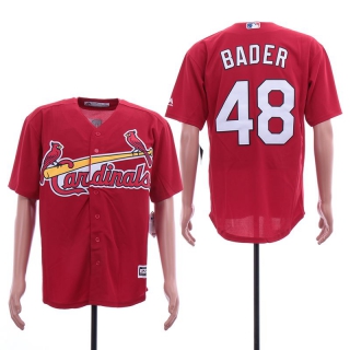 Cardinals-48-Harrison-Bader-Red-Cool-Base-Jersey