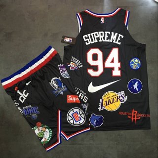 Supreme-x-Nike-x-NBA-Logos-Black-Stitched-Basketball-Jersey(With-Shorts)