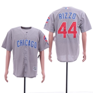 Cubs-44-Anthony-Rizzo-Gray-Cool-Base-Jersey