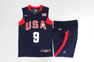 Team-USA-Basketball-9-Dwyane-Wade-Navy-Nike-Stitched-Jersey(With-Shorts)