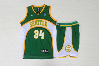 Supersonics-34-Ray-Allen-Green-Swingman-Jersey(With-Shorts)
