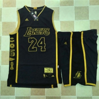 Lakers-24-Kobe-Bryant-Black-Retirement-Commemorative-Swingman-Jersey(With-Shorts)