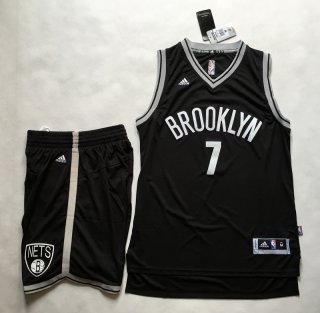 Nets-7-Jeremy-Lin-Black-Swingman-Jersey(With-Shorts)