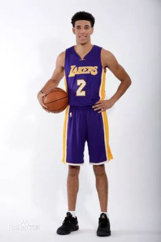 Lakers-2-Lonzo-Ball-Purple-Swingman-Jersey(With-Shorts)