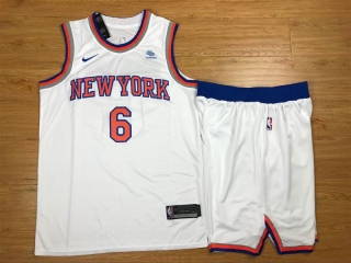 Knicks-6-Kristaps-Porzingis-White-Nike-Swingman-Jersey(With-Shorts)