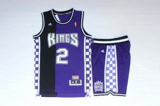 Kings-2-Mitch-Richmond-Black-&-Purple-Hardwood-Classics-Jersey(With-Shorts)