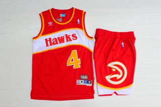 Hawks-4-Spud-Webb-Red-Hardwood-Classics-Jersey(With-Shorts)