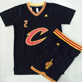 Cavaliers-2-Kyrie-Irving-Black-Pride-Swingman-Jersey(With-Shorts)