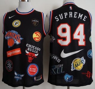 Supreme-x-Nike-x-NBA-Logos-Black-Stitched-Basketball-Jersey