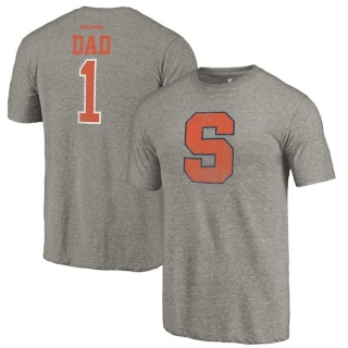 Syracuse-Orange-Fanatics-Branded-Gray-Greatest-Dad-Tri-Blend-T-Shirt