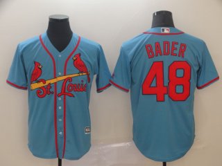 Cardinals-48-Harrison-Bader-Light-Blue-Cool-Base-Jersey