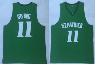 St.-Patrick-High-School-11-Kyrie-Irving-Green-Basketball-Jersey
