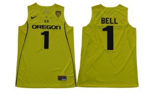 Oregon-Ducks-1-Jordan-Bell-Yellow-College-Basketball-Jersey