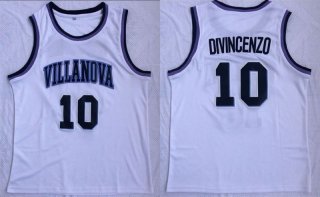 Villanova-Wildcats-10-Donte-Divincenzo-White-College-Basketball-Jersey