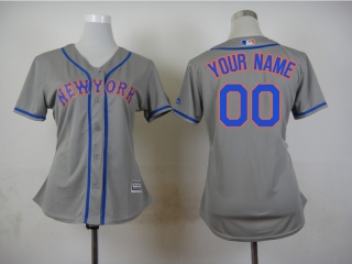 Mets-Grey-Customized-Women-New-Cool-Base-Jersey