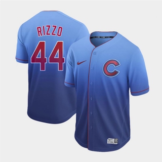 Cubs-44-Anthony-Rizzo-Blue-Drift-Fashion-Jersey