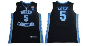 North-Carolina-Tar-Heels-5-Nassir-Little-Black-College-Basketball-Jersey