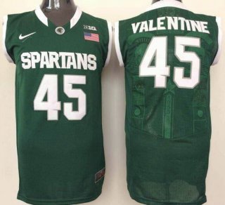 Michigan-State-Spartans-45-Denzel-Valentine-Green-College-Basketball-Jersey