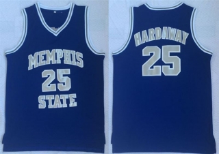 Memphis-State-University-25-Penny-Hardaway-Blue-College-Basketball-Jersey