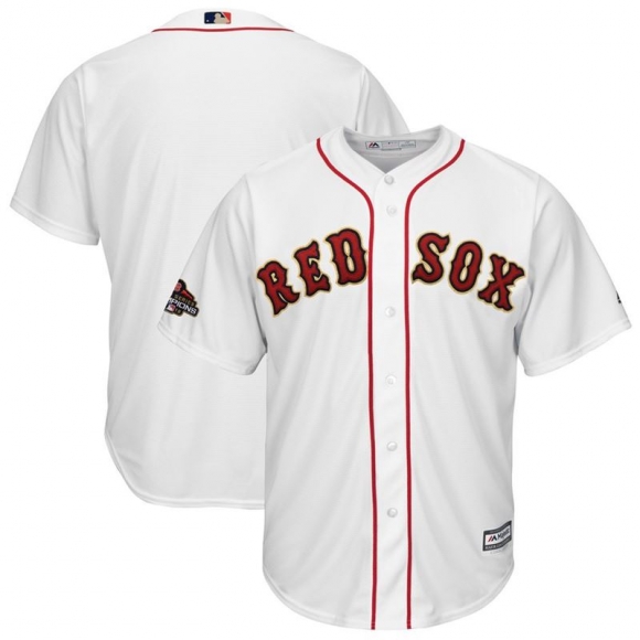 Red-Sox-Blank-White-Youth-2019-Gold-Program-Cool-Base-Jersey