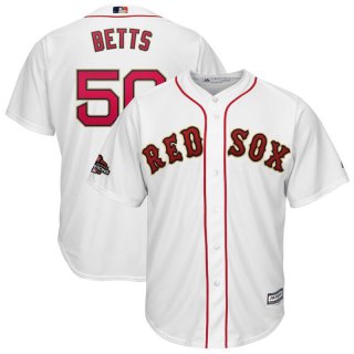 Red-Sox-50-Mookie-Betts-White-Youth-2019-Gold-Program-Cool-Base-Jersey
