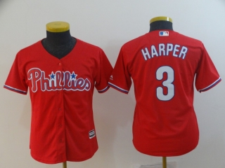 Phillies-3-Bryce-Harper-Scarlet-Youth-Cool-Base-Jersey