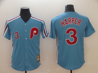 Phillies-3-Bryce-Harper-Women-Light-Blue-Cool-Base-Cooperstown-Jersey