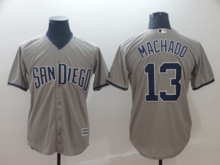 Padres-13-Manny-Machado-Gray-Cool-Base-Jersey