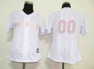 Colorado-Rockies-Blank-White-Pink-Strip-Women-Custom-Jerseys-8979-87401