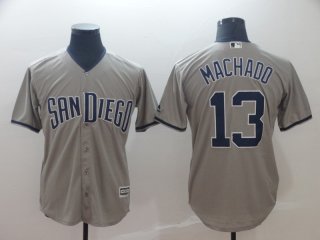 Padres-13-Manny-Machado-Gray-Cool-Base-Jersey