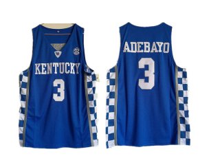 Kentucky-Wildcats-3-Edrice-Adebayo-Blue-College-Basketball-Jersey