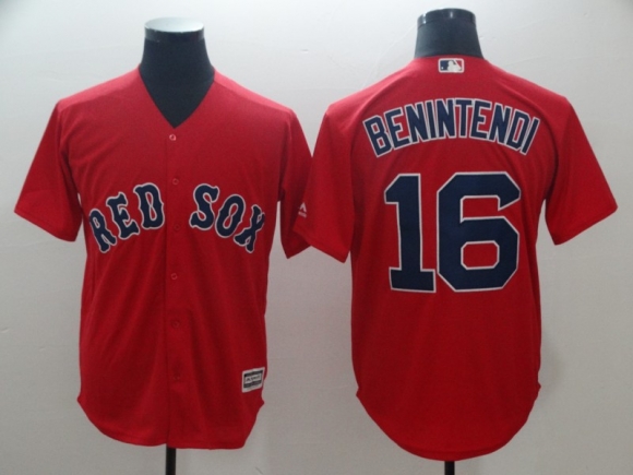 Red-Sox-16-Andrew-Benintendi-Red-Cool-Base-Jersey