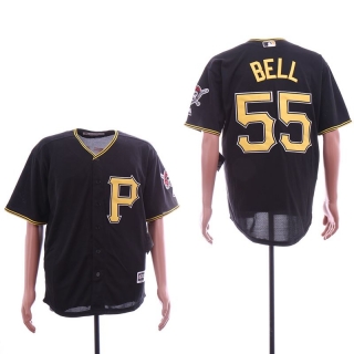 Pirates-55-Josh-Bell-Black-Cool-Base-Jersey