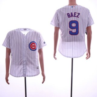 Cubs-9-Javiers-Baez-White-Cool-Base-Jersey