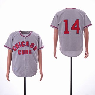 Cubs-14-Ernie-Banks-Gray-Throwback-Jersey