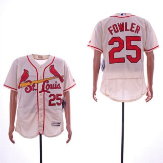 Cardinals-25-Dexter-Fowler-Cream-Flexbase-Jersey