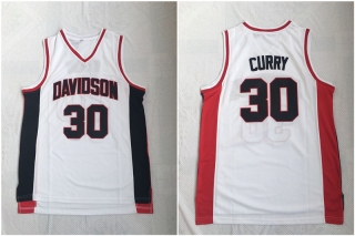 Davidson-Wildcat-30-Stephen-Curry-White-Stitched-College-Basketball-Jersey