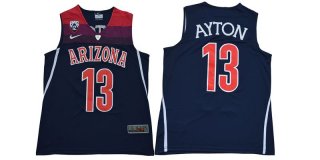 Arizona-Wildcats-13-Deandre-Ayton-Navy-College-Basketball-Jersey