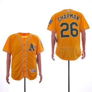 Athletics-26-Matt-Chapman-Yellow-Flexbase-Jersey