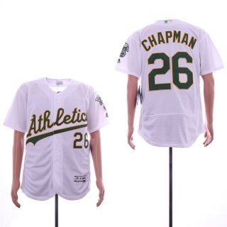Athletics-26-Matt-Chapman-White-Flexbase-Jersey