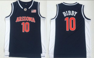 Arizona-Wildcats-10-Mike-Bibby-Navy-College-Basketball-Jersey