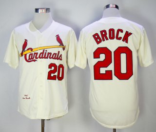 Cardinals-20-Lou-Brock-Cream-1967-Throwback-Jersey