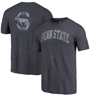Penn-State-Nittany-Lions-Fanatics-Branded-Heathered-Navy-Vault-Two-Hit-Arch-T-Shirt