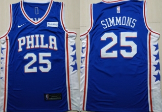 76ers-25-Ben-Simmons-Blue-Nike-Swingman-Jersey