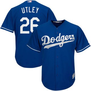 dodger #26 chase utley blue youth jersey