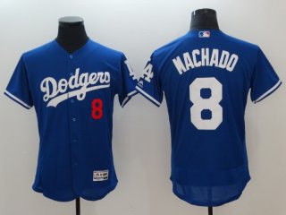 Dodgers-8-Manny-Machado-Royal-Flexbase-Jersey
